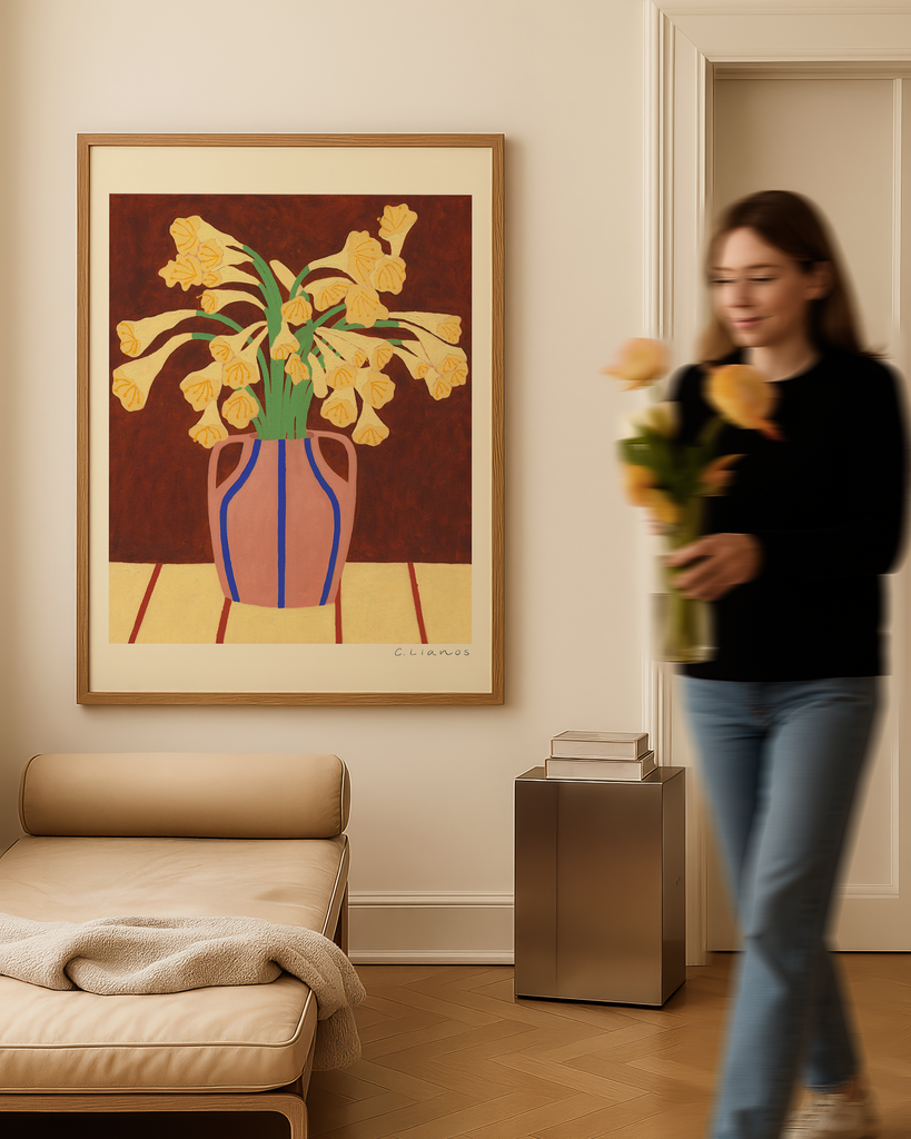 Carla Llanos Original Artwork  DAFFODILS