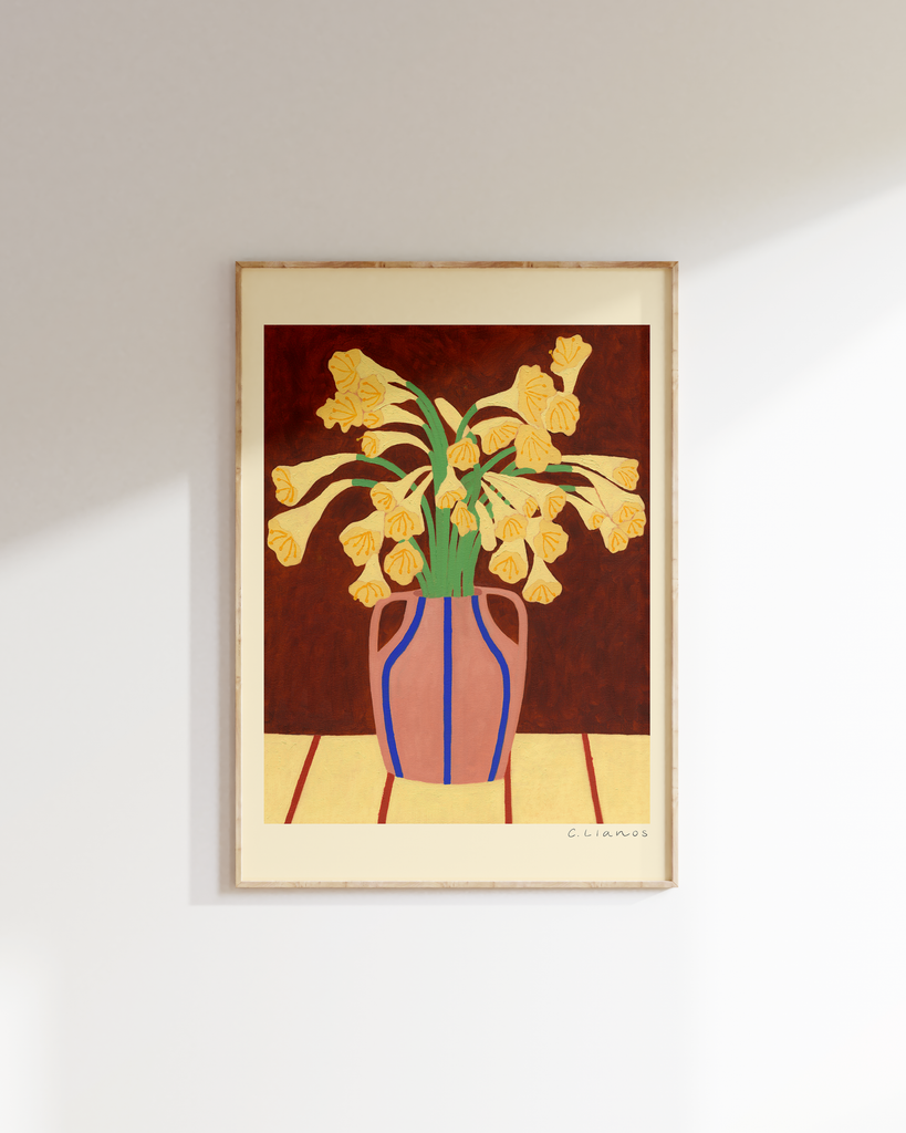 Carla Llanos Original Artwork  DAFFODILS