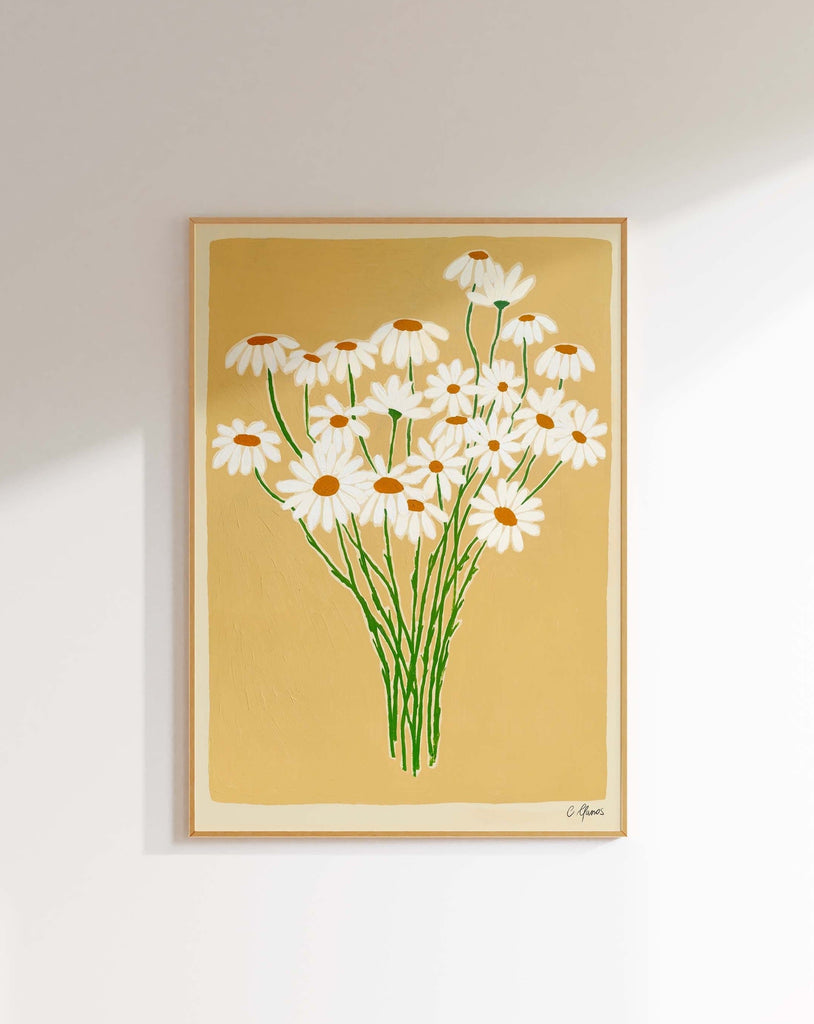 Carla Llanos Original Artwork  "DAISIES" ORIGINAL PAINTING