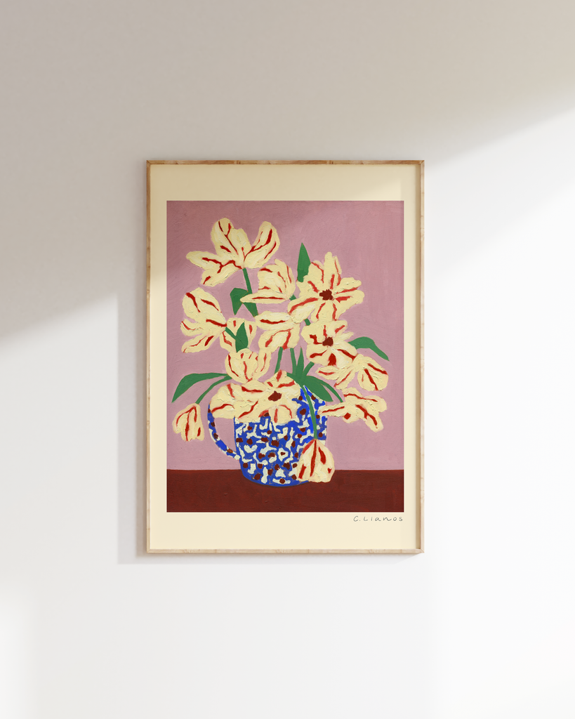 Carla Llanos Original Artwork  FLORES DEL MERCADO